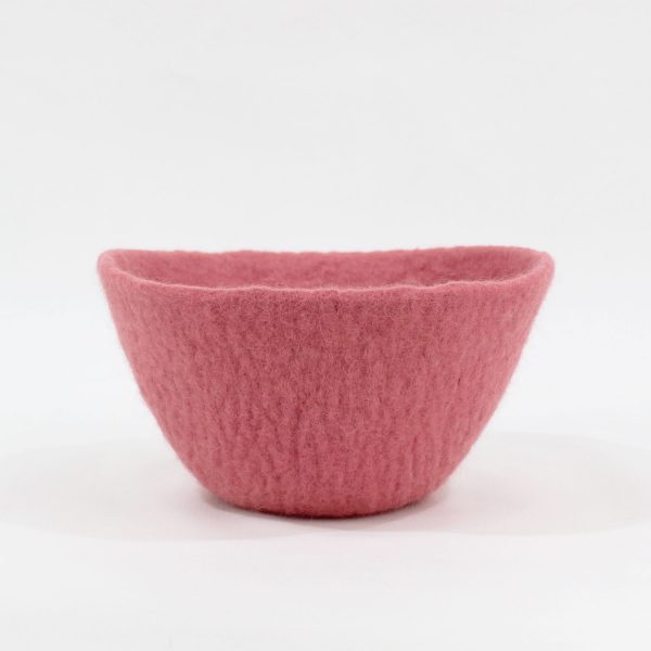 cesta cuenco bowl bol basket fieltro lana contenedor tiesto macetas plantas