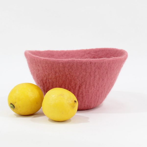 cesta cuenco bowl bol basket fieltro lana contenedor tiesto macetas plantas